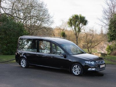 Black Ford Hearse